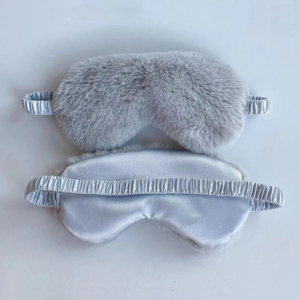 Plush sleep mask

