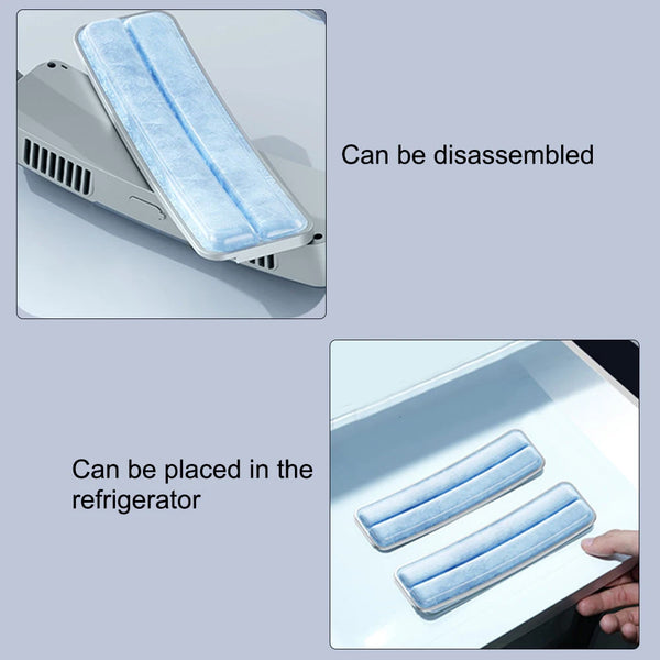 Portable cooling fan

