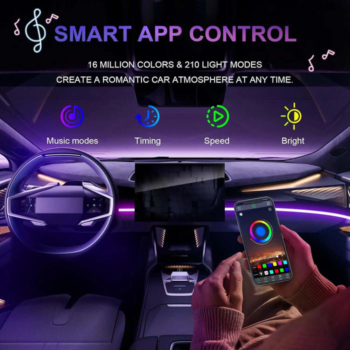 RGB Car Interior Lighting Kit