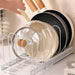 Pot organizer rack

