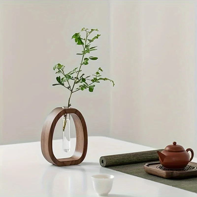 glass plant vase