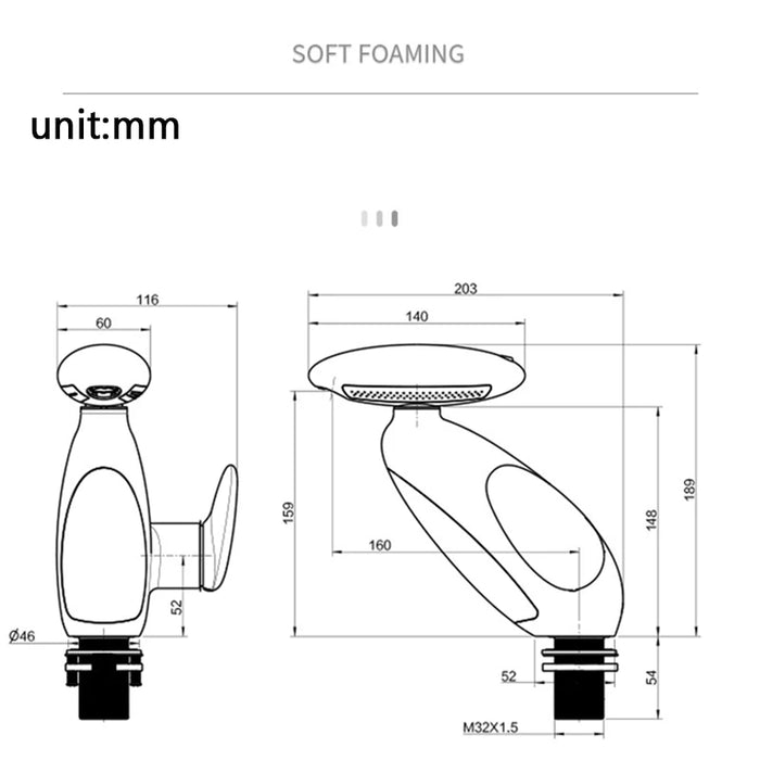 Big LED Basin Faucet – 4-Way Flow | Hot & Cold | Self-Powered LED Light