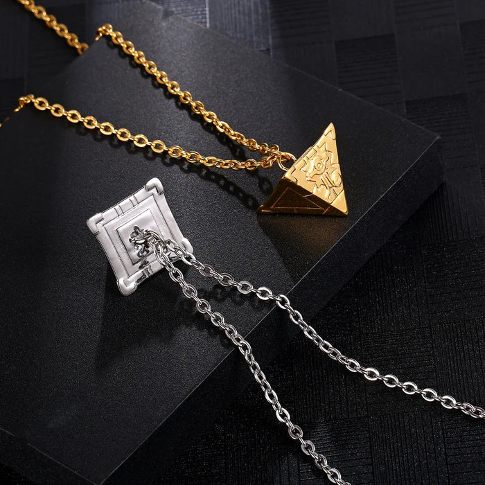 Pyramids Pendant Necklace