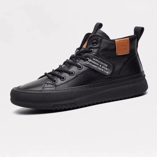leather winter shoes for men