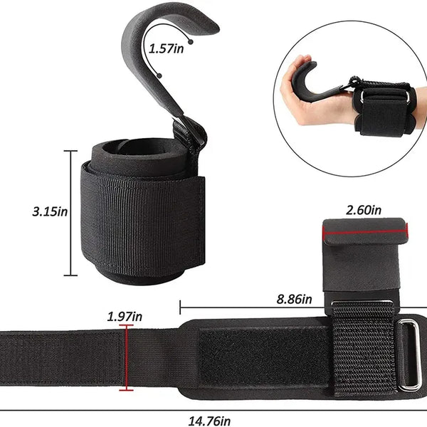 Hook Grip Lifting Straps