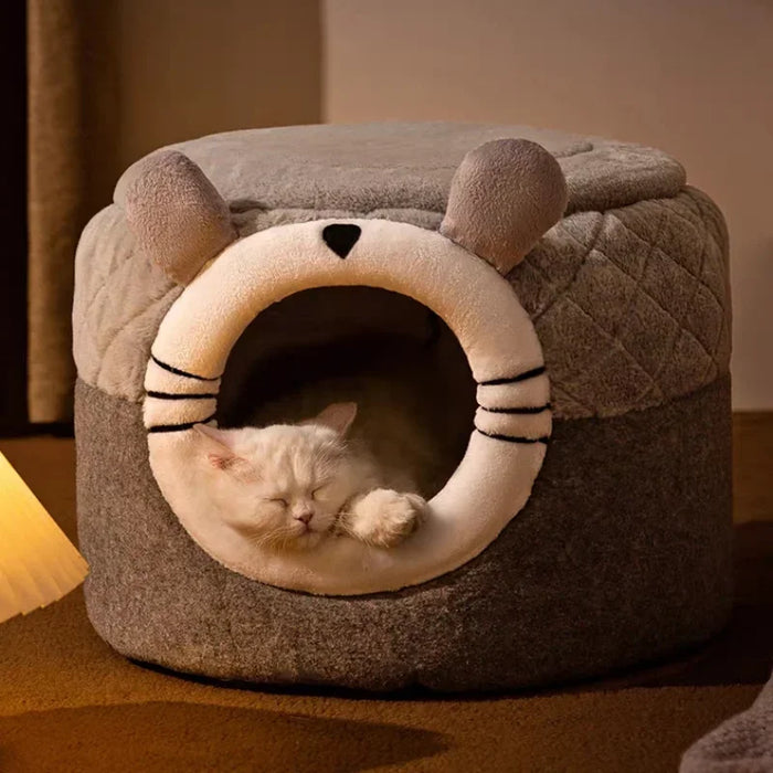 Warm Soft Pet Sleep Kennel