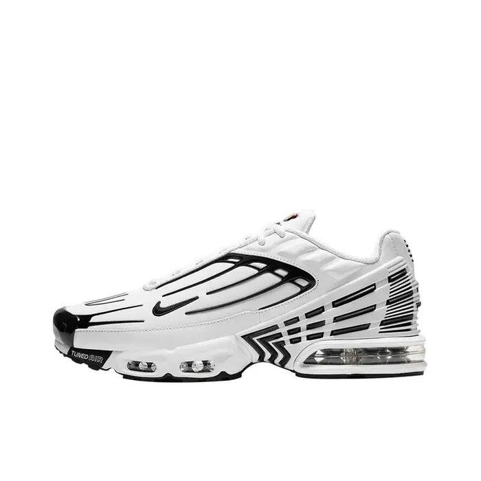 Nike Air Max Plus Tn 3 Sneakers – Cushioned Running Shoes in Bright Black & Fluorescent Green