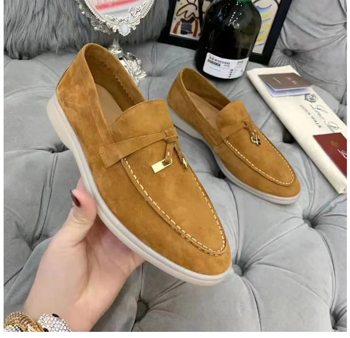 Summer Breeze Leather Loafers