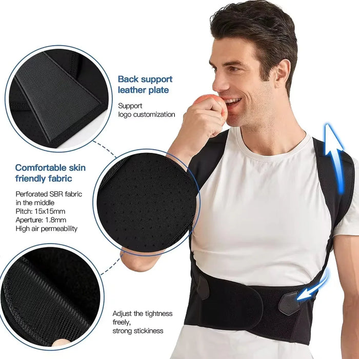 Back Brace Posture Corrector for Men & Women | Improve Posture & Relief