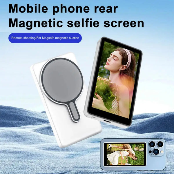 Vlog selfie screen
