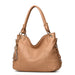 Soft leather shoulder bag