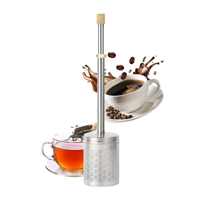 Stainless Steel Coffee Filter for Home & Camping