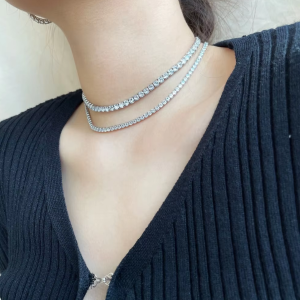 Sterling Cubic Silver Chain