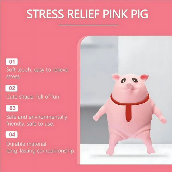 Stretchy pig toy