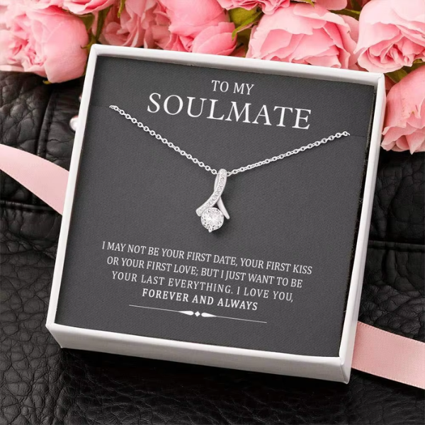 "To My Soulmate Necklace" With Gift Box