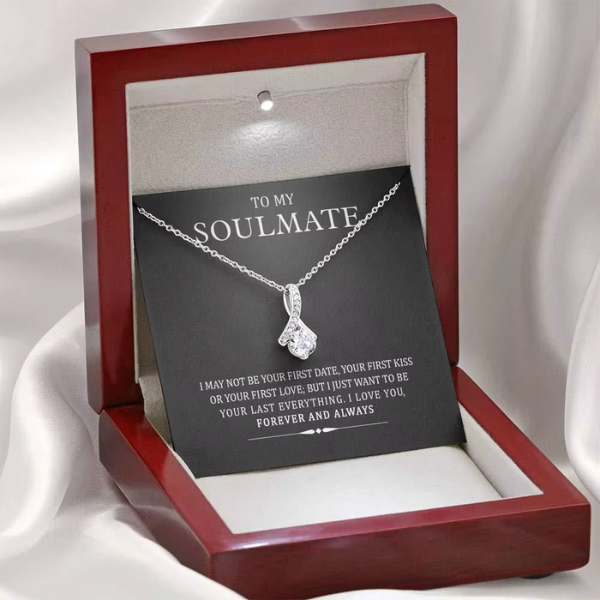 "To My Soulmate Necklace" With Gift Box