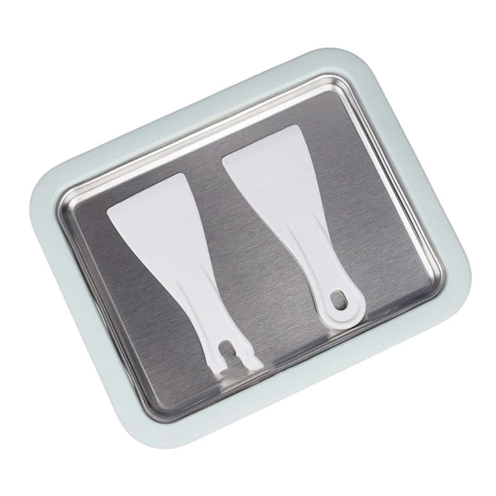 Manual Fried Ice Cream Maker – No Power Needed Dessert Tray