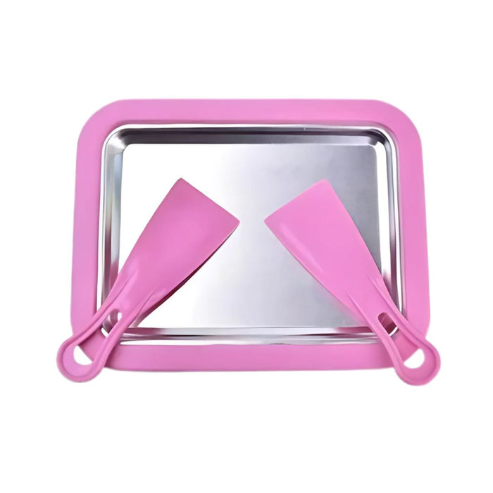 Manual Fried Ice Cream Maker – No Power Needed Dessert Tray