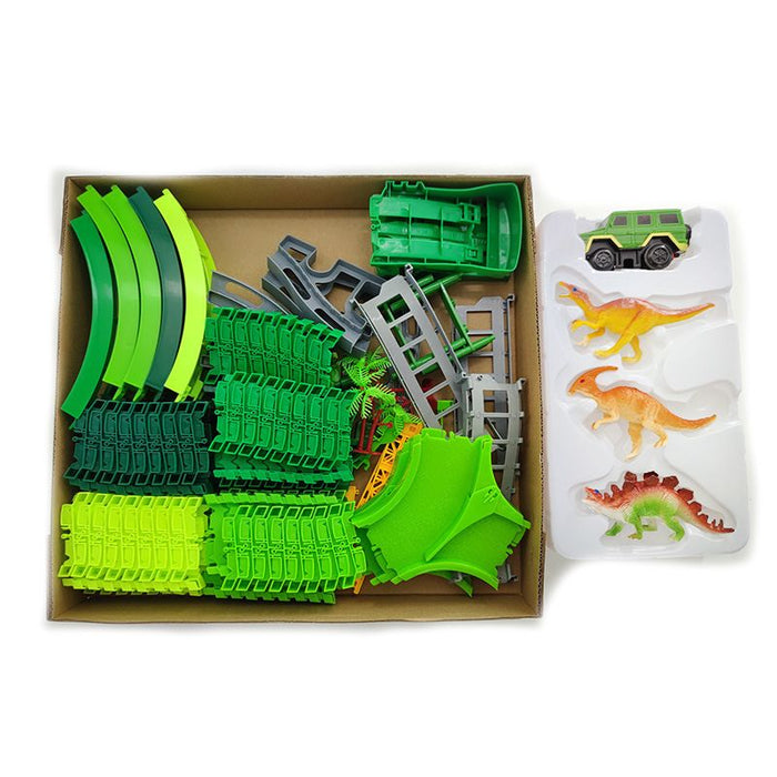 Electric Dinosaur Track Car for Kids