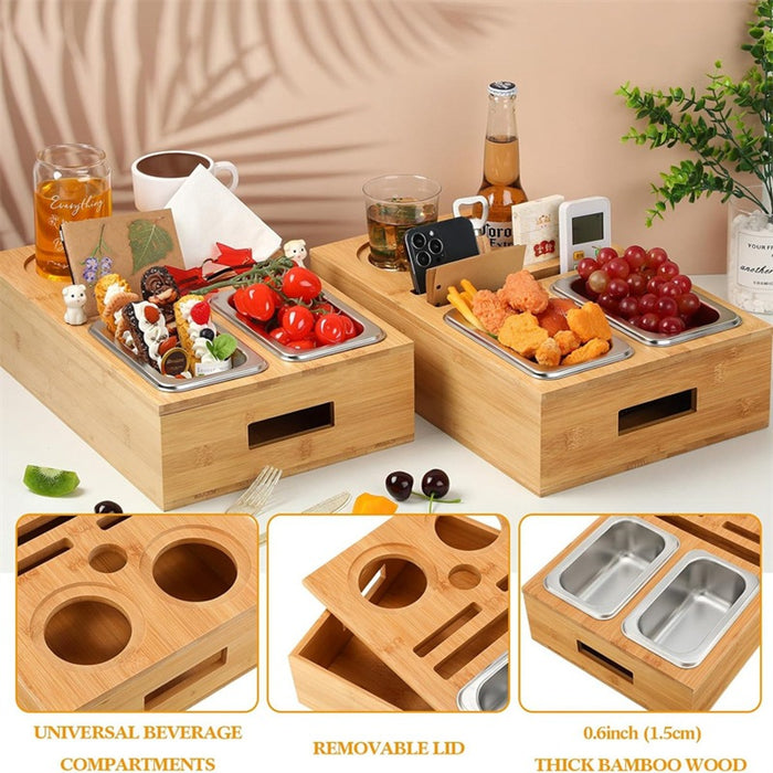 Handmade Wooden Snack Tray