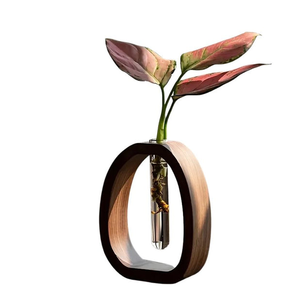 glass plant vase