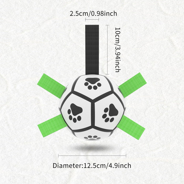Interactive Dog Soccer Ball for Training & Outdoor Play