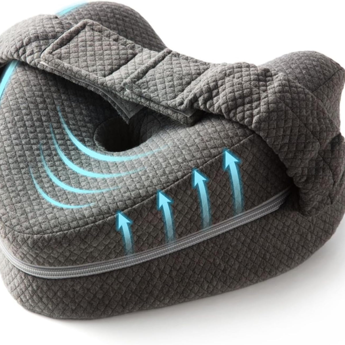 Leg pillow with strap