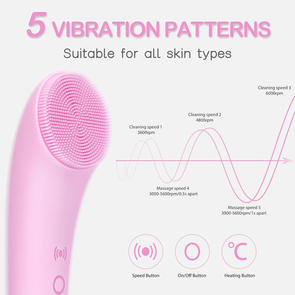 waterproof facial cleansing device