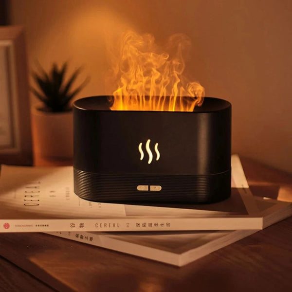 LED Flame Humidifier Diffuser