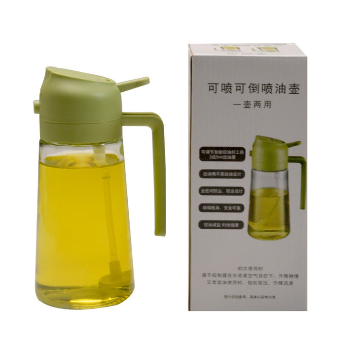 2 in 1 Glass Oil Sprayer & Dispenser